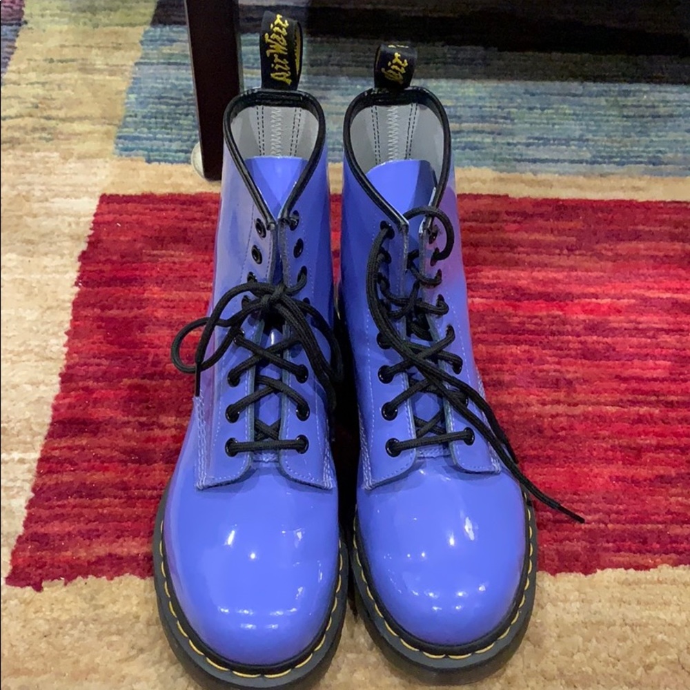 Periwinkle doc marten boots